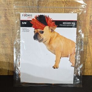 Rubie's Black and Red Mohawk Wig for Dogs